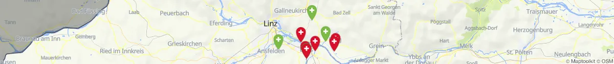 Map view for Pharmacies emergency services nearby Naarn im Machlande (Perg, Oberösterreich)